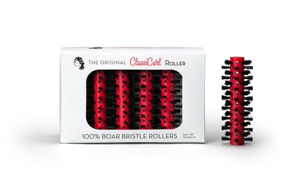 The Original ClassiCurl Roller Limited Edition 1.25" Red Qty 4